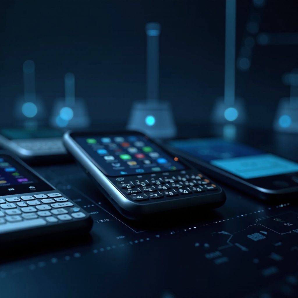 استكشاف أفضل هواتف درويد مع لوحات مفاتيح في عام 2024