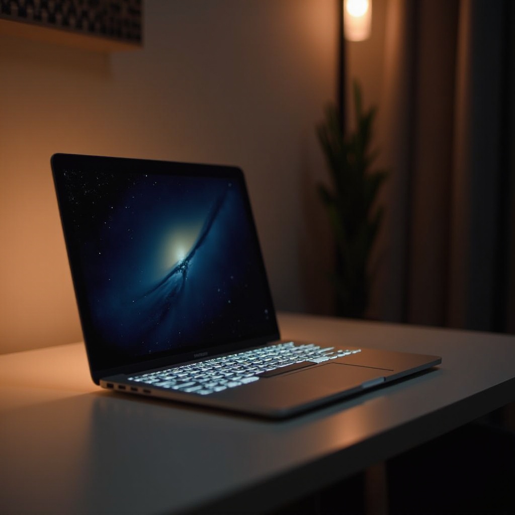 MacBook Air (2024 エディション)でキーボードライトを暗くする方法