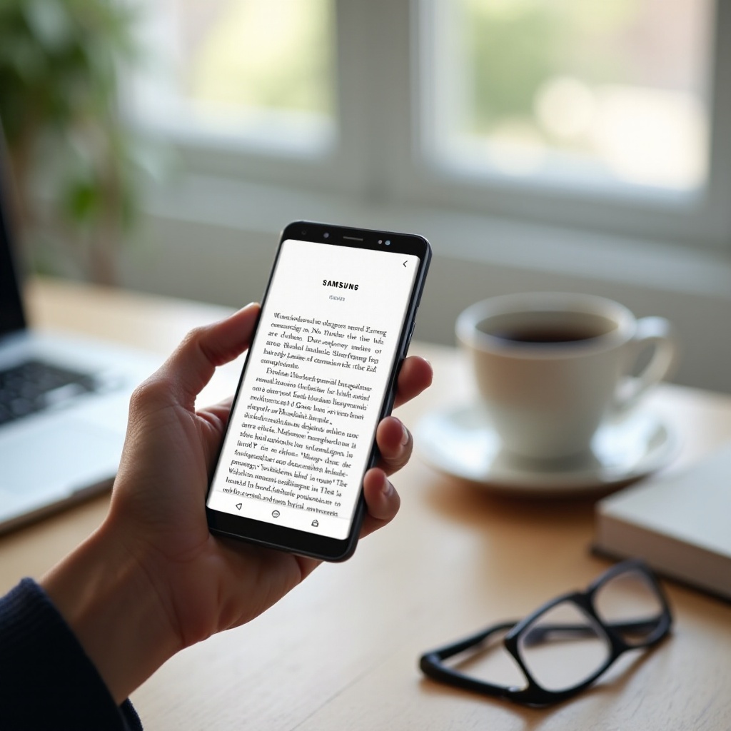 تطبيق قارئ الكتب الإلكترونية من سامسونج: الدليل الكامل لمستخدمي الهواتف لعام 2024