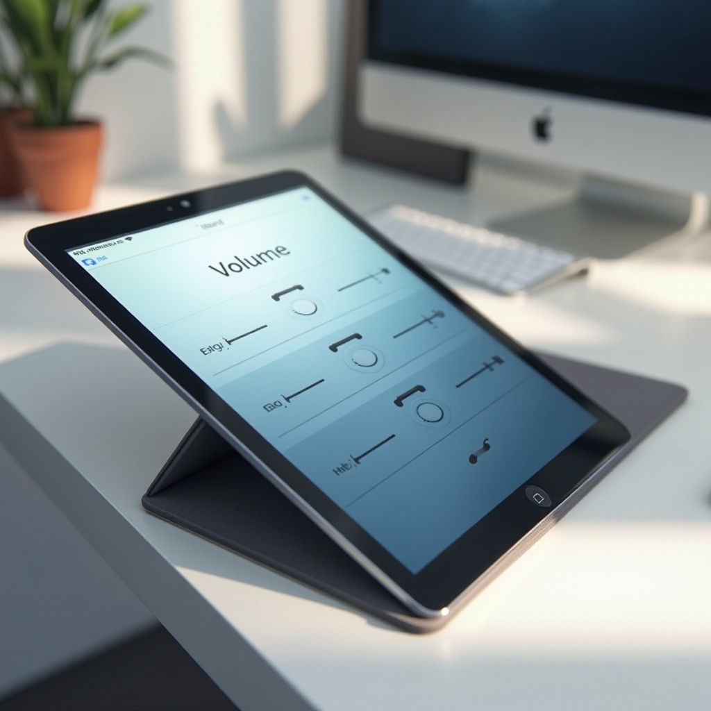 تحكم في مستوى صوت iPad بسهولة بدون أزرار.