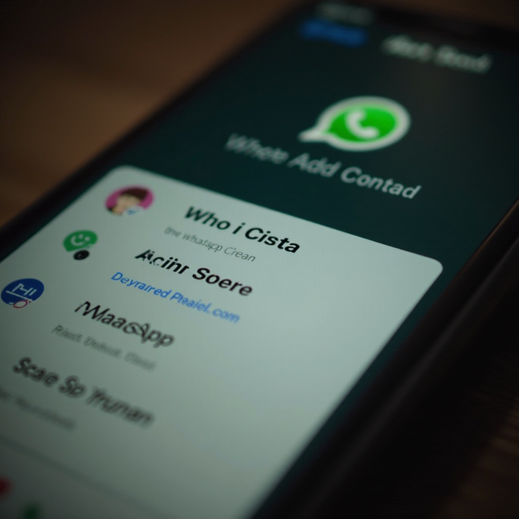 Cách Thêm Danh Bạ vào WhatsApp trên iPhone