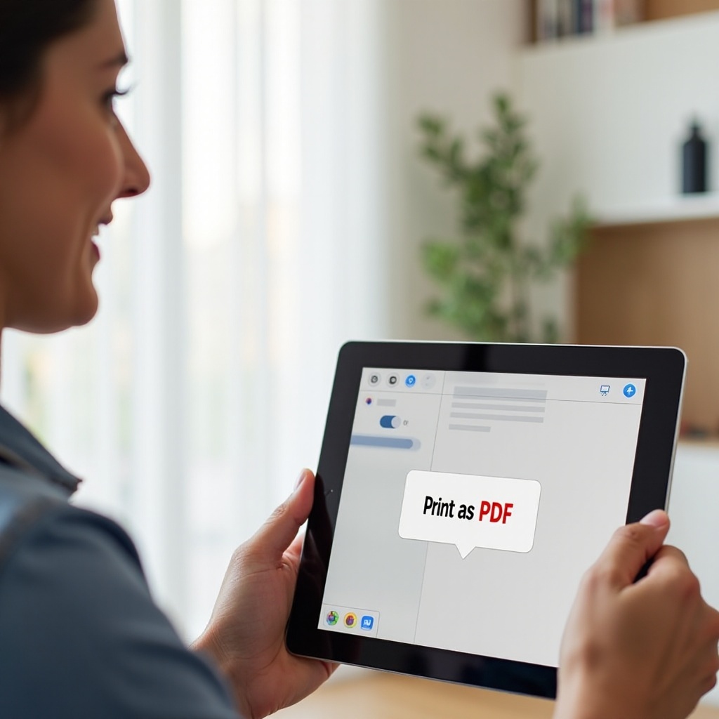 كيفية الطباعة كملف PDF على iPad: دليل كامل