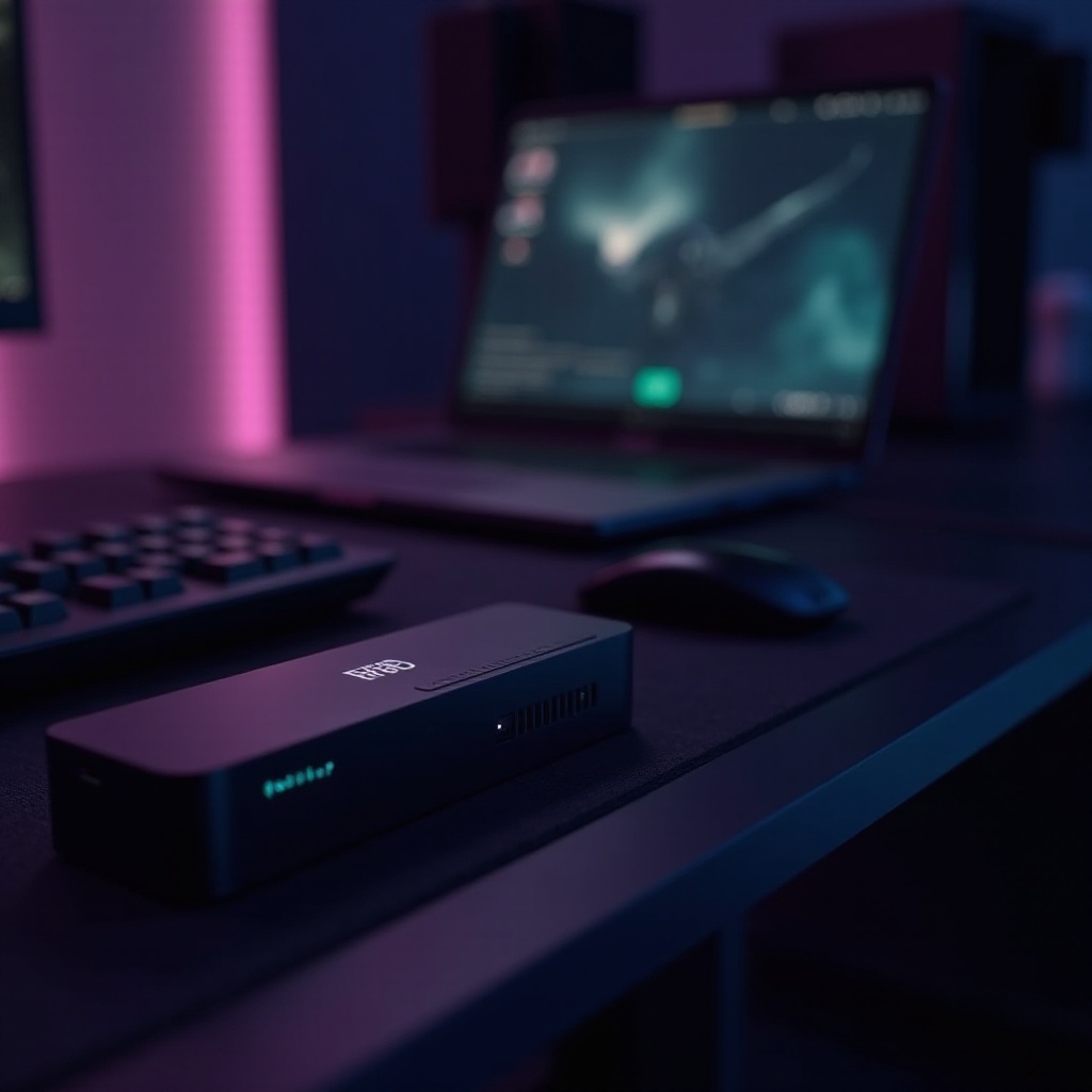 اللعب على الحاسوب المحمول باستخدام بطاقة رسومية خارجية: تحقيق أداء متميز.