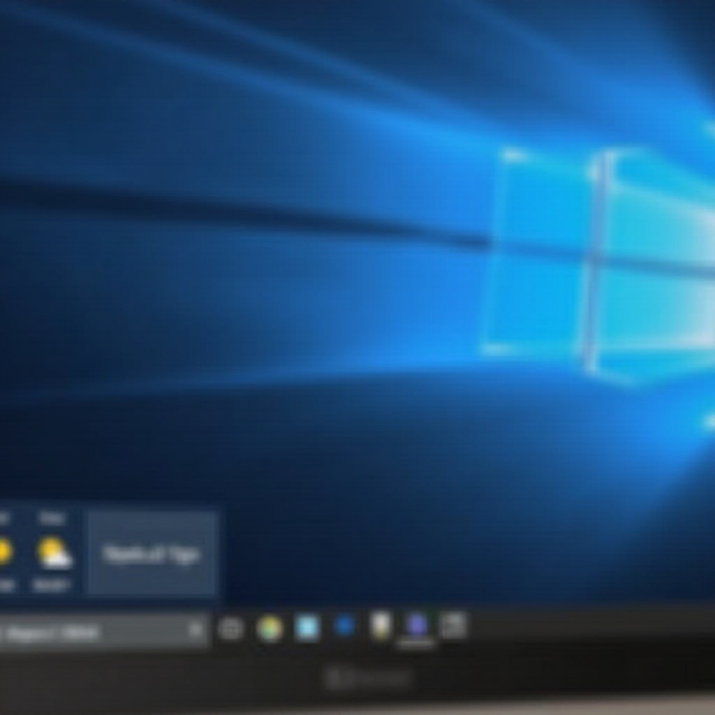 タスクバーに天気を表示する Windows 11