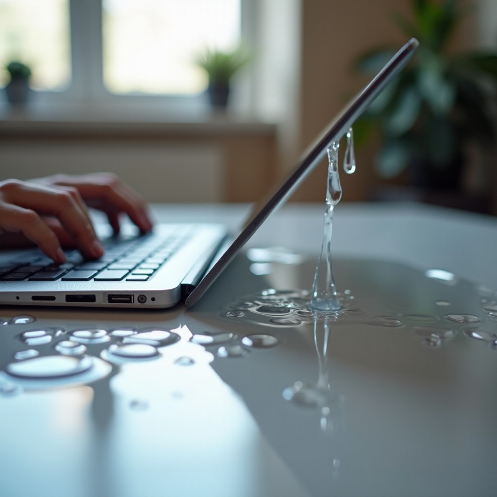 سكبت ماءً على لوحة مفاتيح اللابتوب؟ دليل 2024 خطوة بخطوة لإنقاذ جهازك